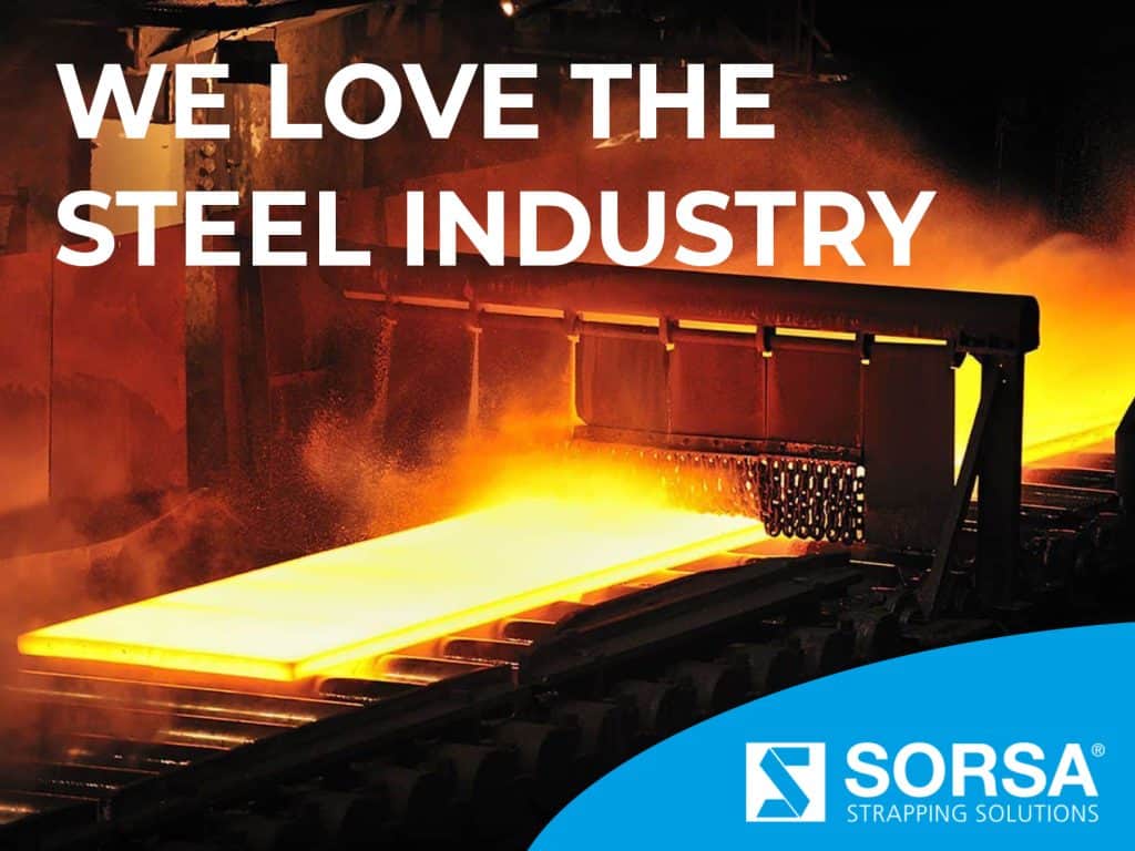 Safe and efficient strapping in the steel industry