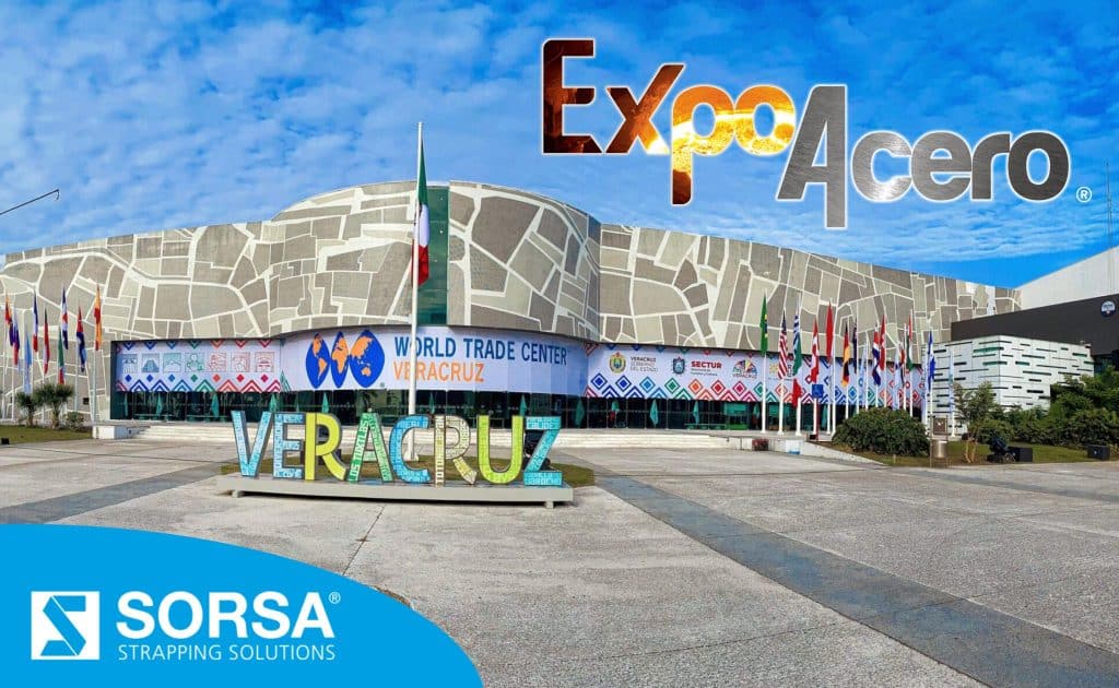 Systèmes de cerclage industriel et cercles en acier Sorsa pour l'industrie sidérurgique présentés à ExpoAcero 2026.